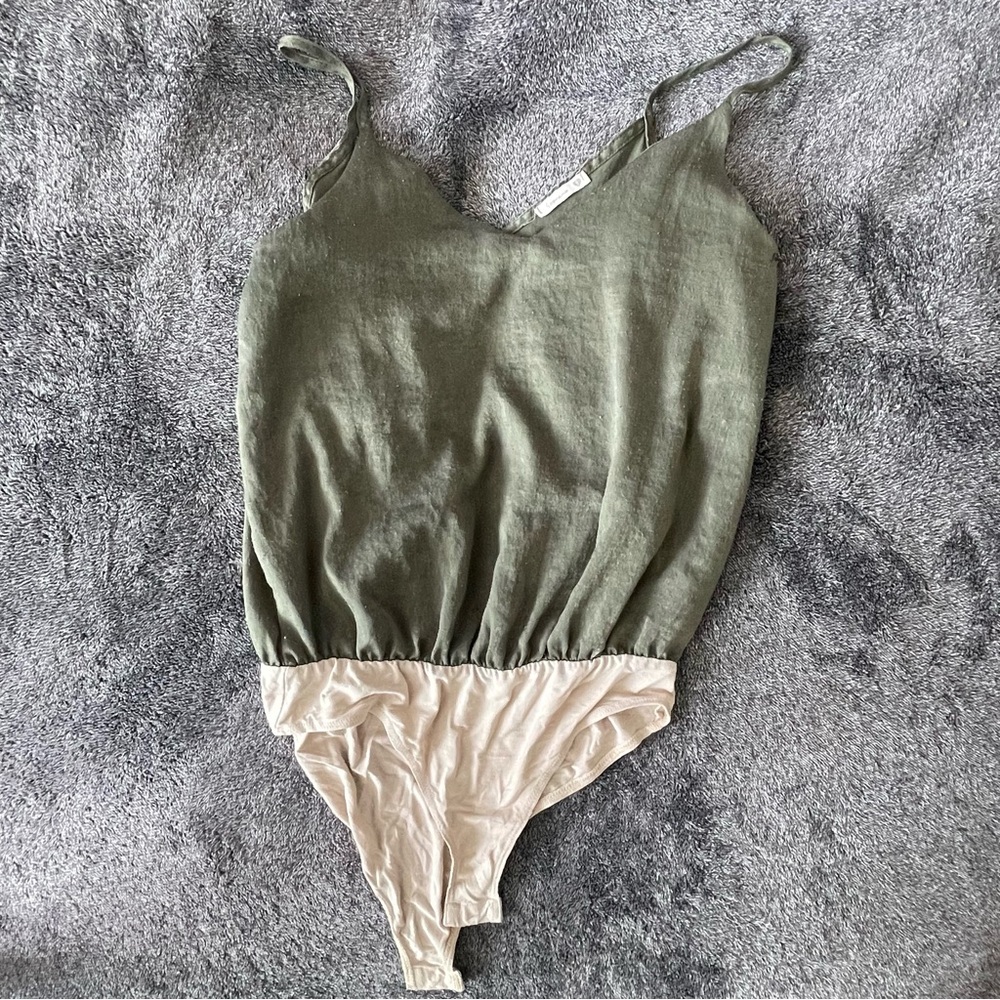 Soprano Khaki Green Bodysuit